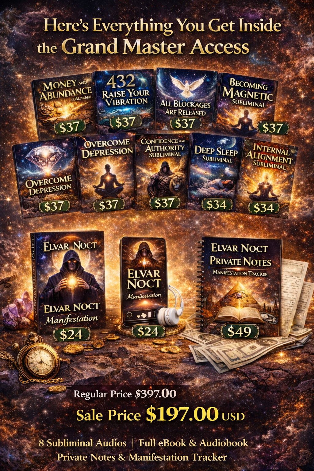 Elvar Noct Grand Master Access – Complete Manifestation System